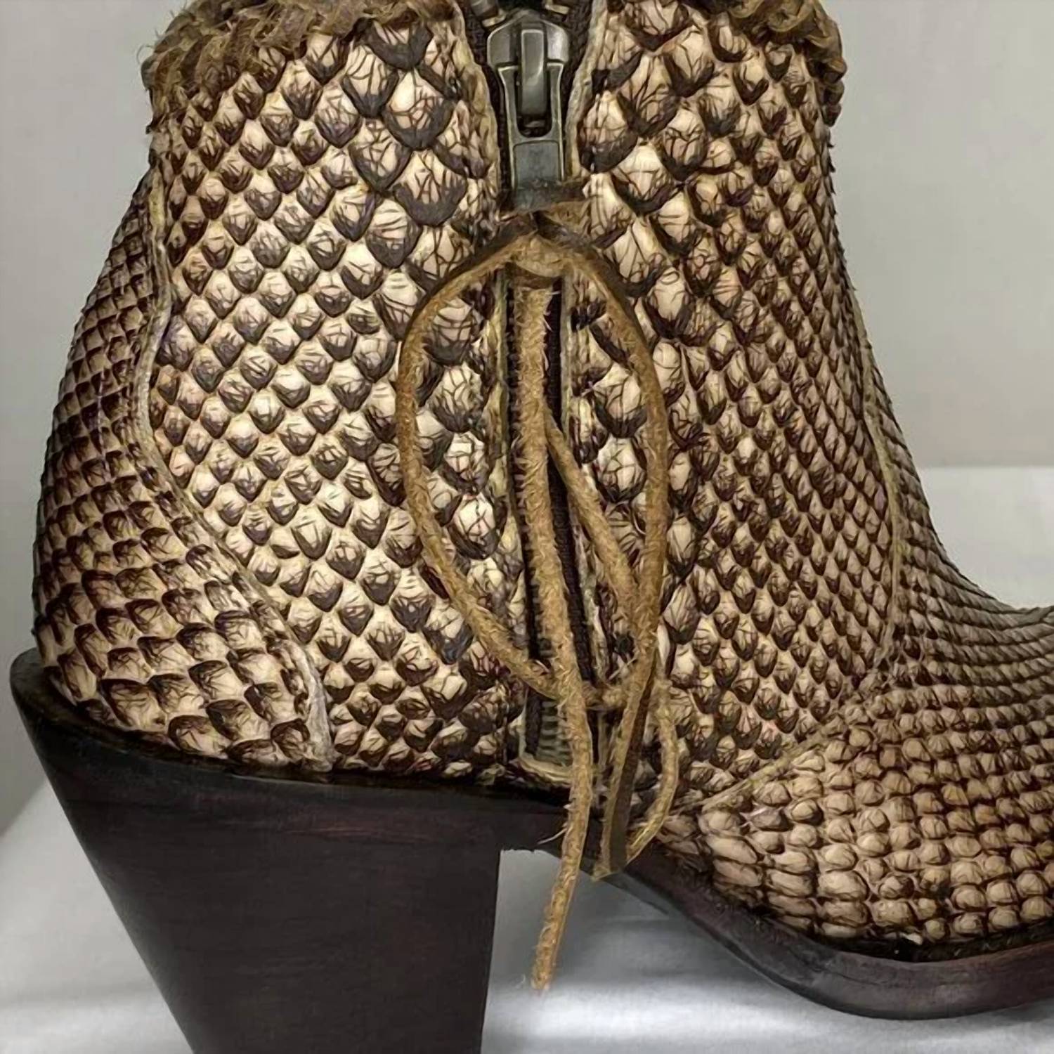Allens Boots - Women's Kyra Exotic High Heel Ankle Boots