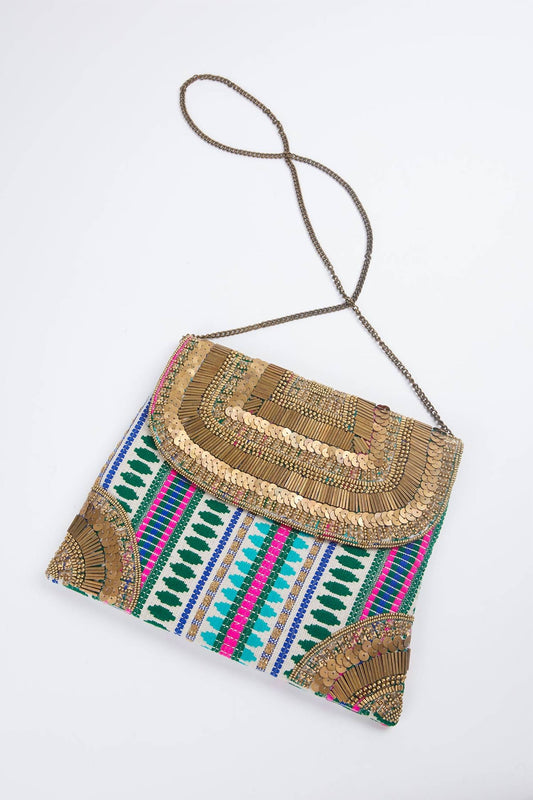 MAHARANI HANDMADE CLUTCH CROSS-BODY BAG