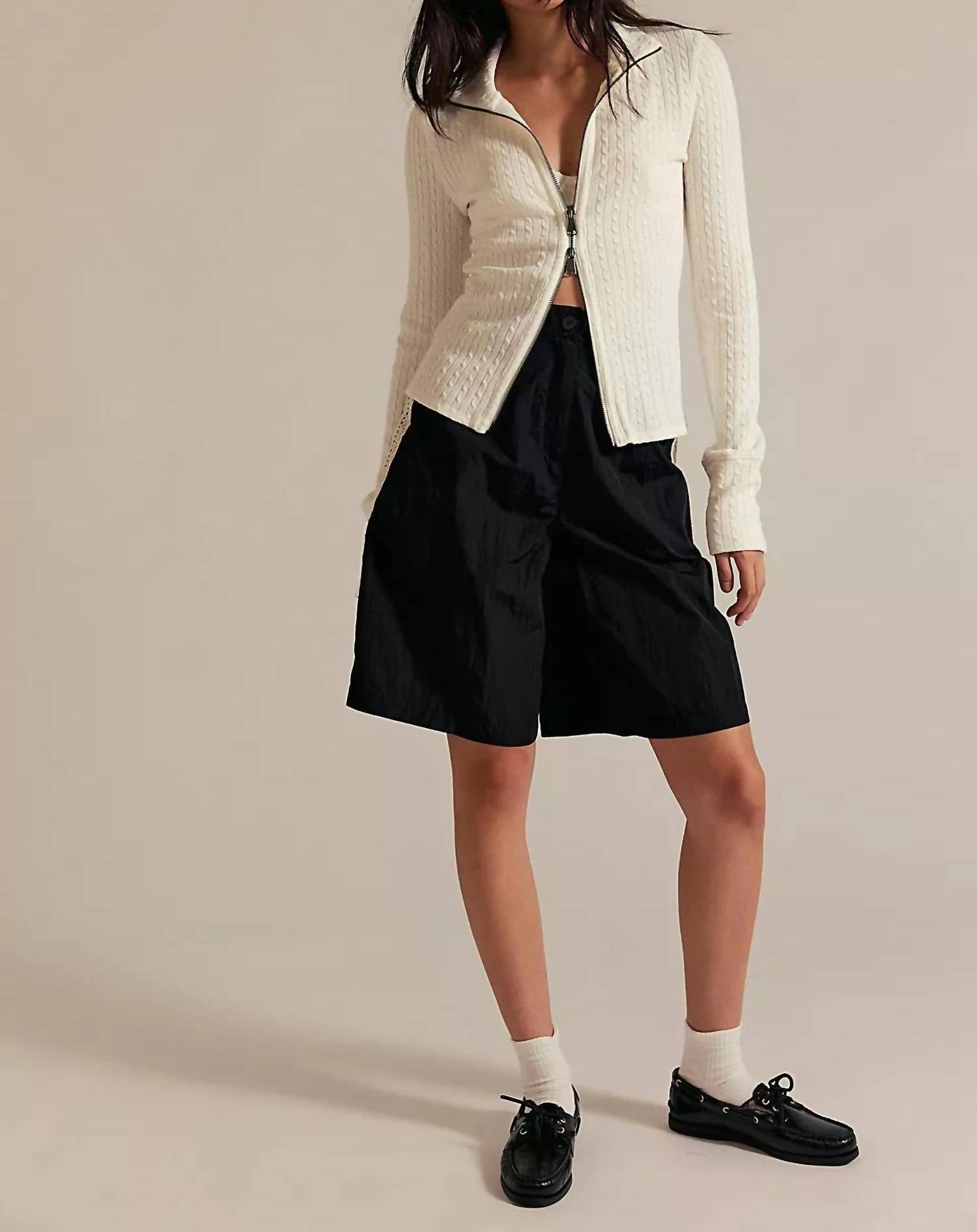 Free People - Brunch Girl Zip Up Jacket