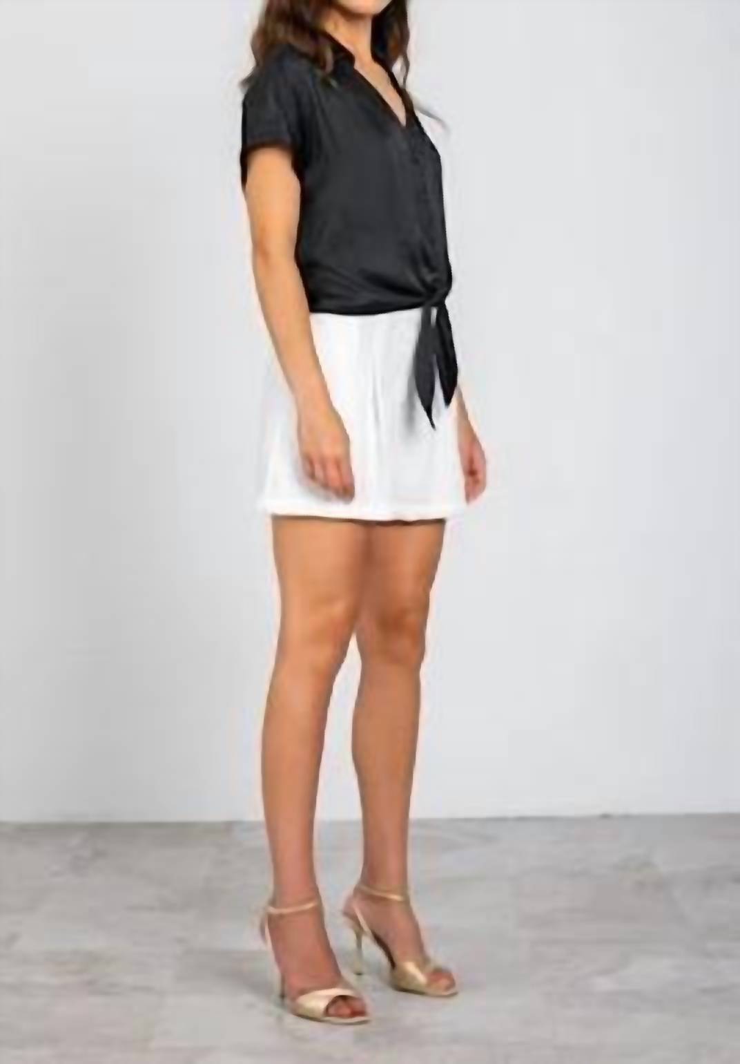 Lavender Brown - Caitlin Short Sleeve Top