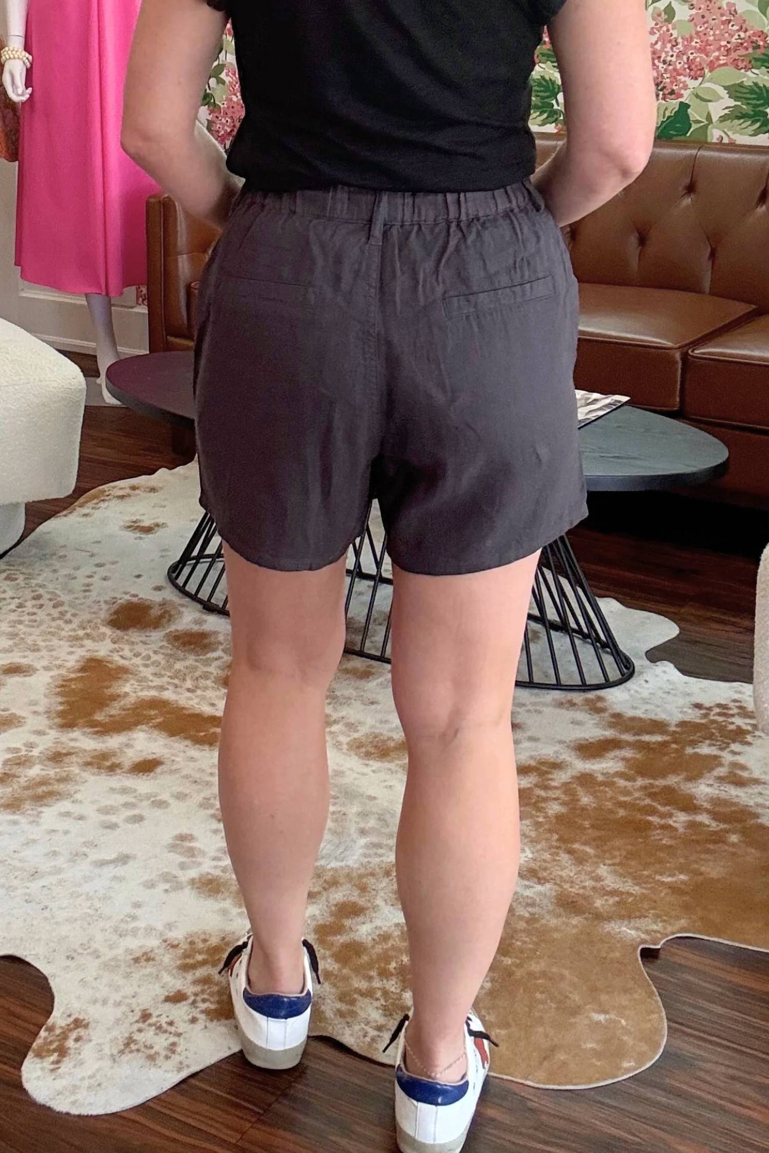 Risen - Linen Pull On Shorts