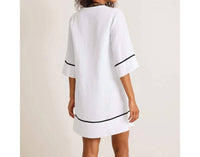 Tommy Bahama - St. Lucia Split Neck Tunic Dress Cover Up