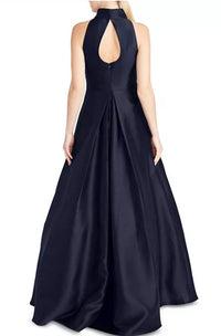 Ml Monique Lhuillier - Mikado High Neck Gown