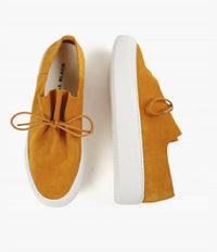 All Black - Women's Gathered Sneakers