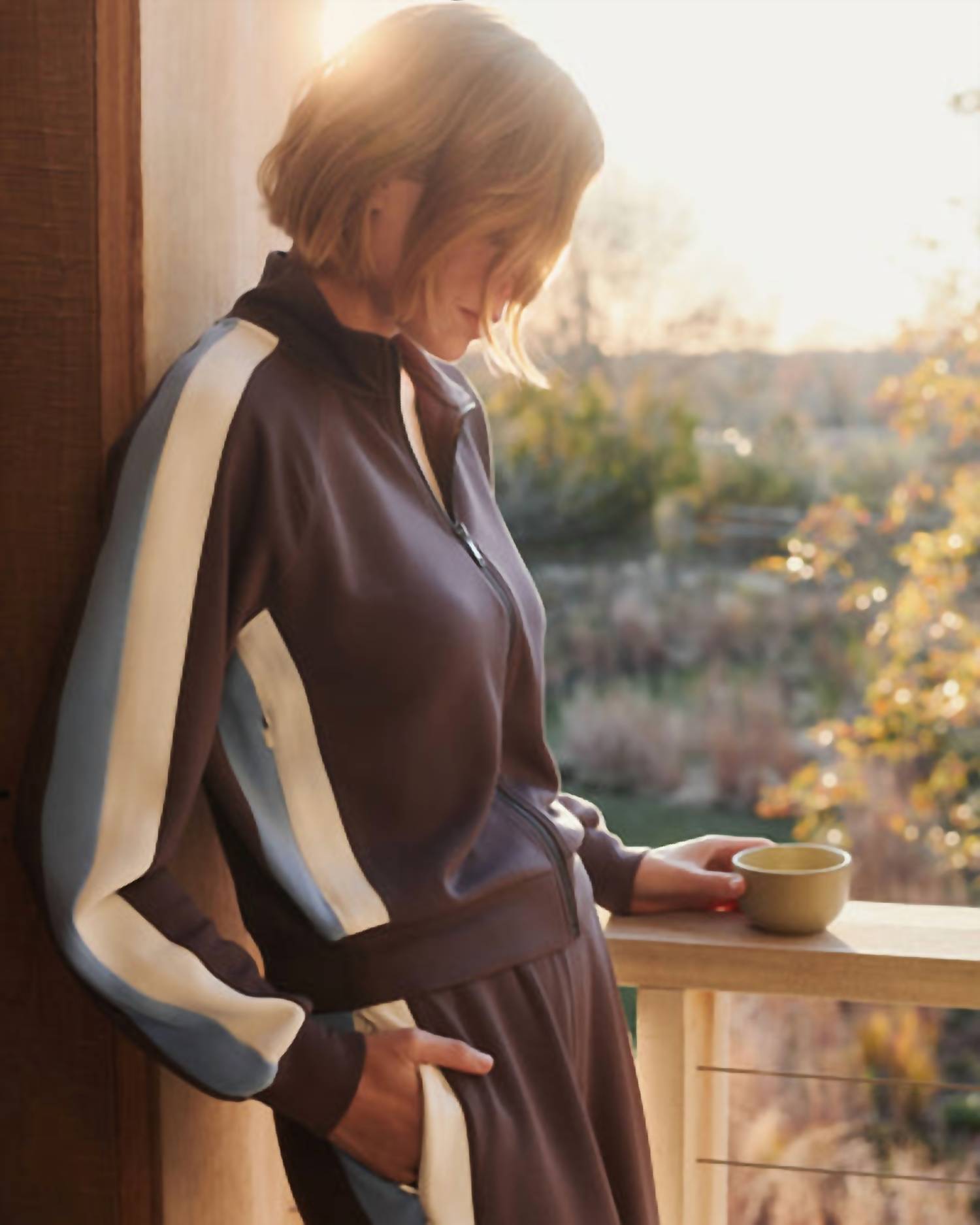 Spanx - Airessentials Colorblock Track Jacket