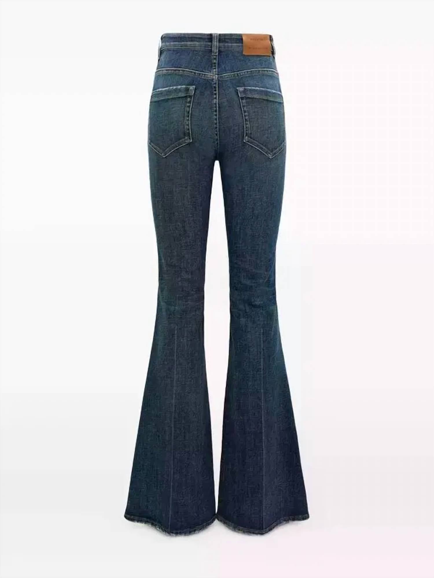 Dorothee Schumacher - Leather Patch Flare Jeans