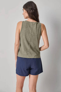 Lilla P - Lace Up Tank Top