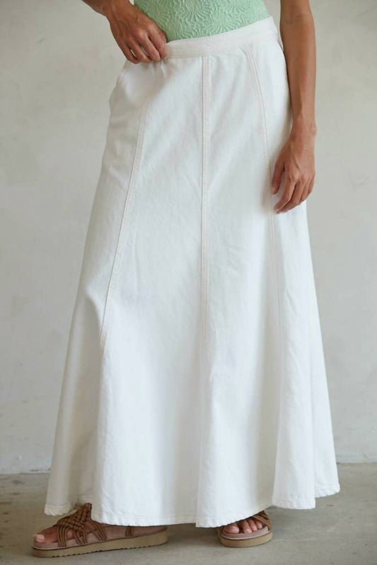 By Together - Liv Denim Maxi Flare Skirt