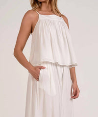 Elan - Luna Square Neck Tank Top