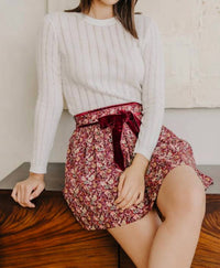 Love The Label - Sarafina Pointelle Knit Sweater
