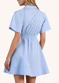 Current Air - Poplin Button-down Mini Dress