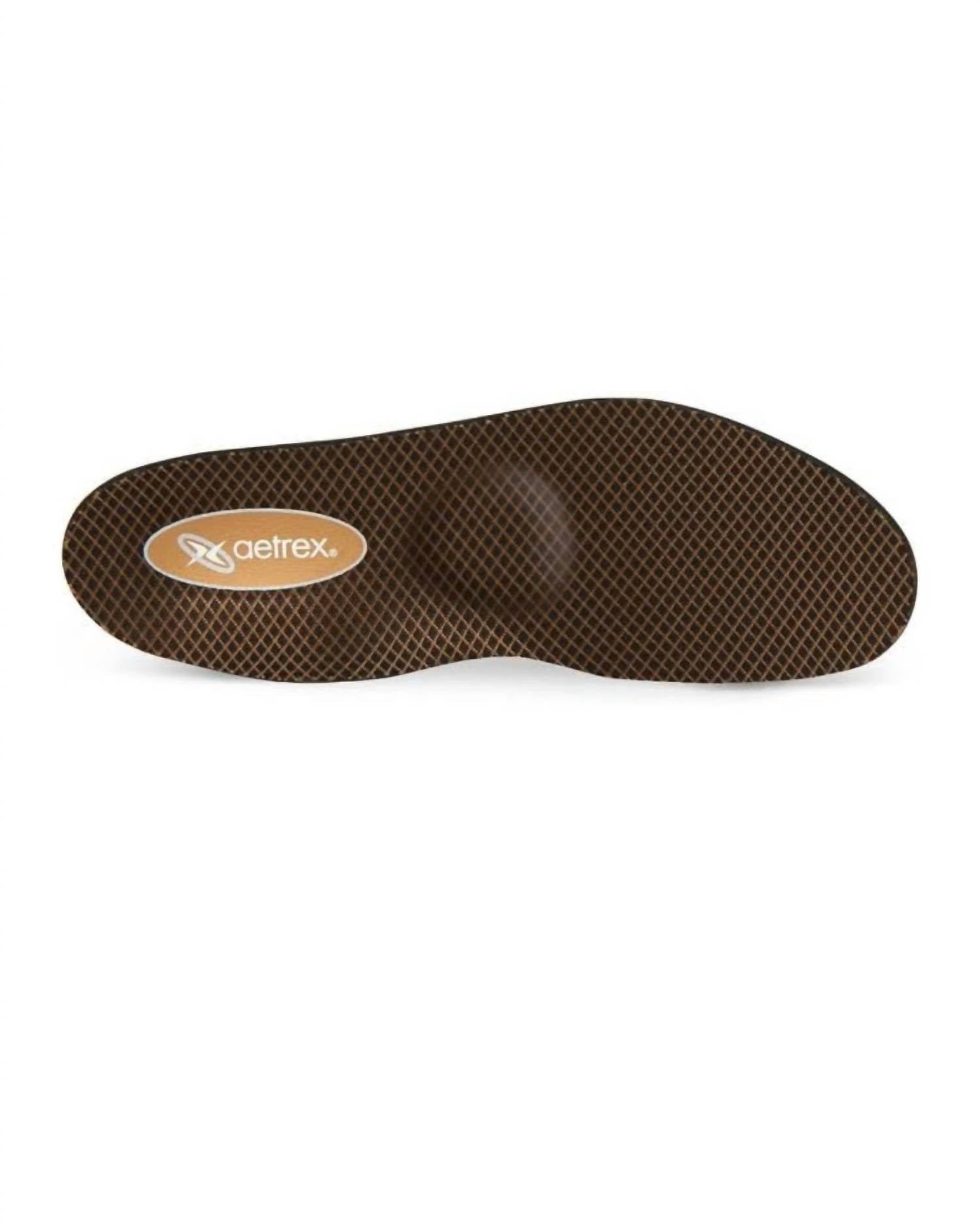 Aetrex Unisex Compete Ortho Cup With Metatarsal Support Insoles in copper - women's accessory - alternate view