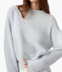 Cami NYC Niall Cashmere Sweater in mint - women's sweater - detail view