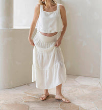 Angel Maternity - Luana Maternity Cropped Tank Top