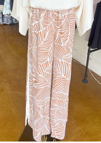 Kld - Women's Logan Leaf Wide Leg Pants