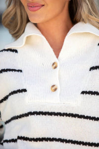 Blu Pepper - Women's Blair Stripe Sweater
