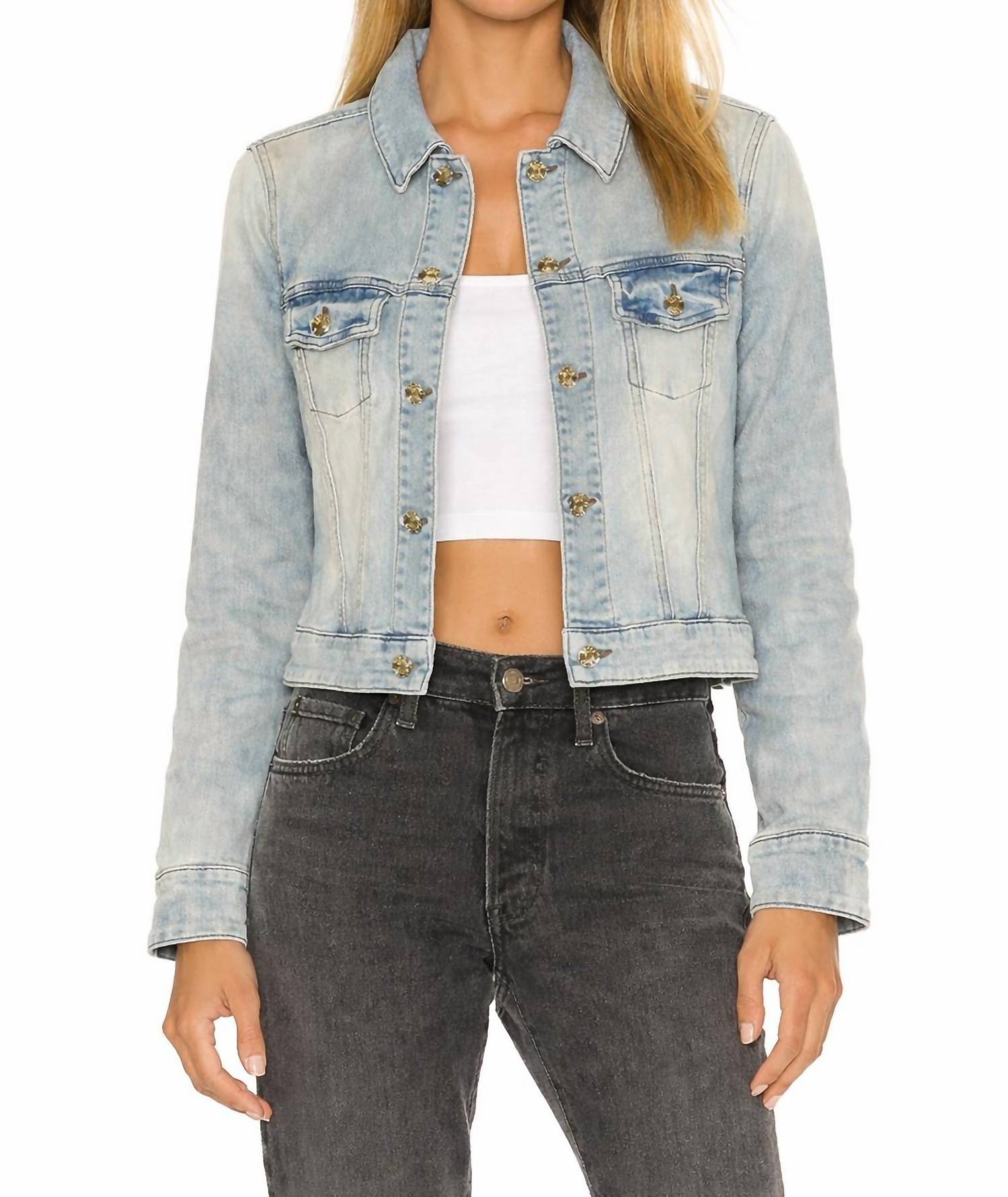 Ser.O.Ya - Button Down Denim Jacket