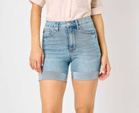 Judy Blue - Tummy Control Cool Denim Shorts
