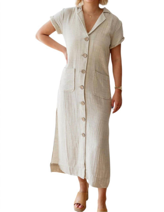 By Together - Linen Midi Dress