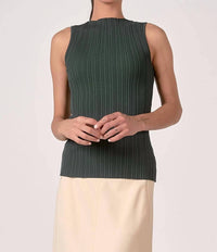 Elan - Sleevless Ribbed Sweater Tank