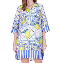 Jade - Lemon Tiles Dress
