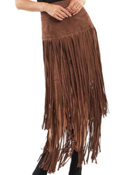 Adore - Western Flair Fringe Skirt