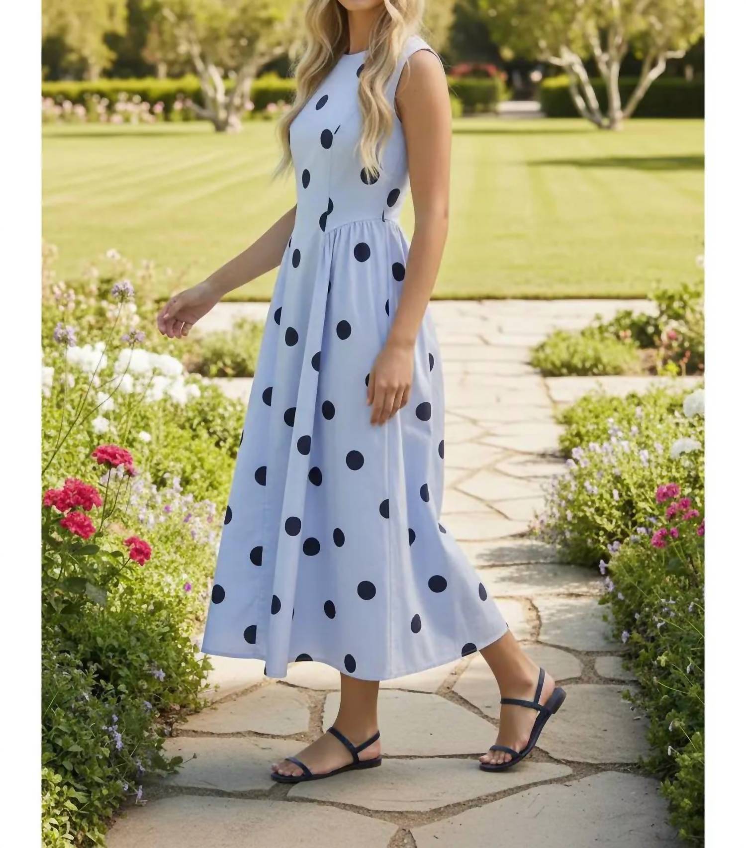 Klesis - Rachel Polka Dot Midi Dress