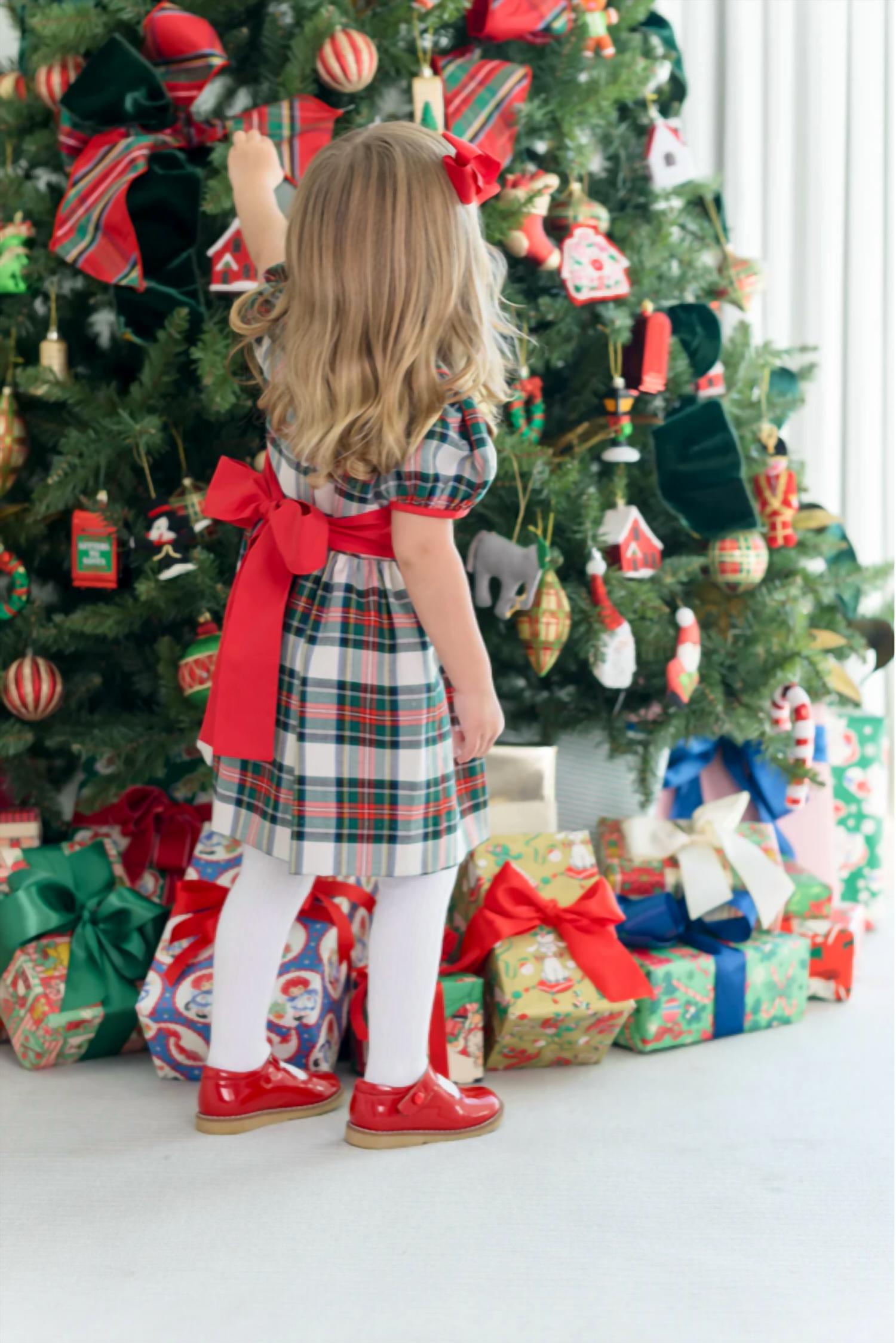 The Beaufort Bonnet Company - Girl's Cindy Lou Sash Dress
