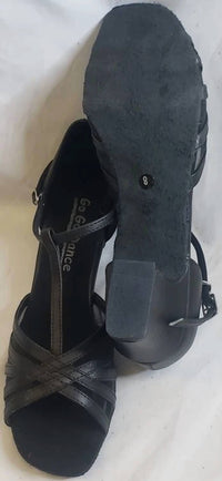 Go Go Dance - Women's Prim 1.8" Thick Heel Latin Sandal