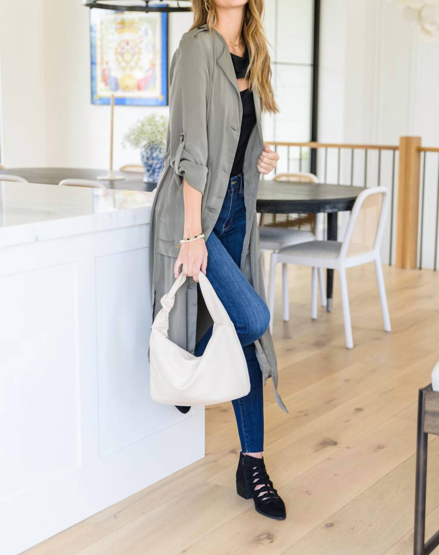 Mittoshop - First Day of Fall Trench Coat Jacket