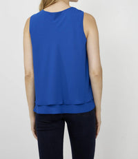 Frank Lyman - Sleeveless V-neck Pullover Top