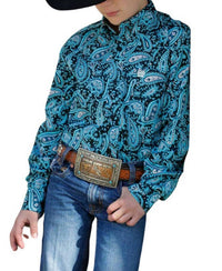 Cinch - Paisley Print Button Down Shirt