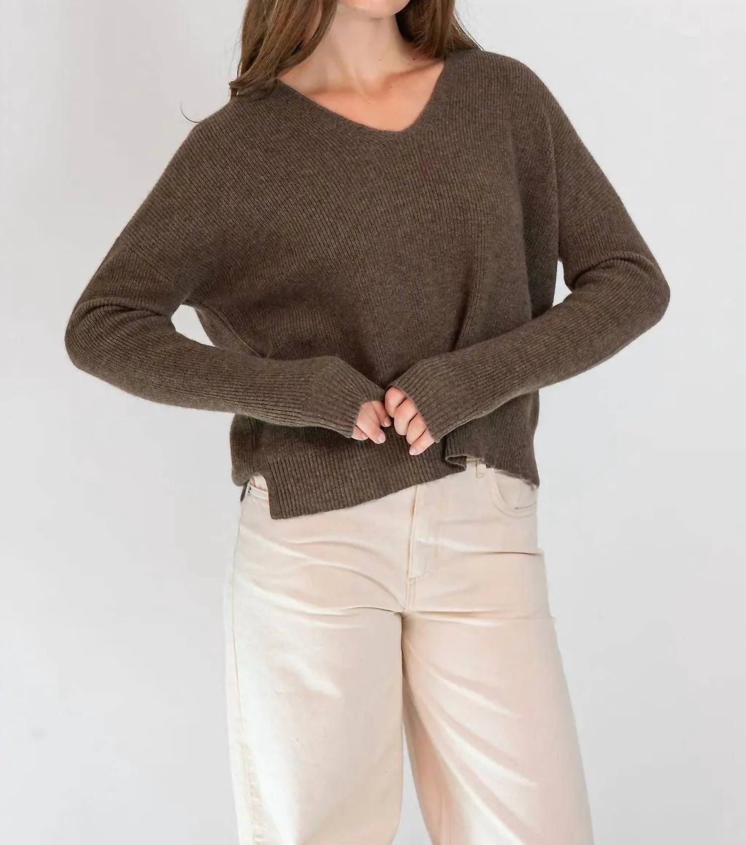 Demylee New York - Maribel V-neck Sweater