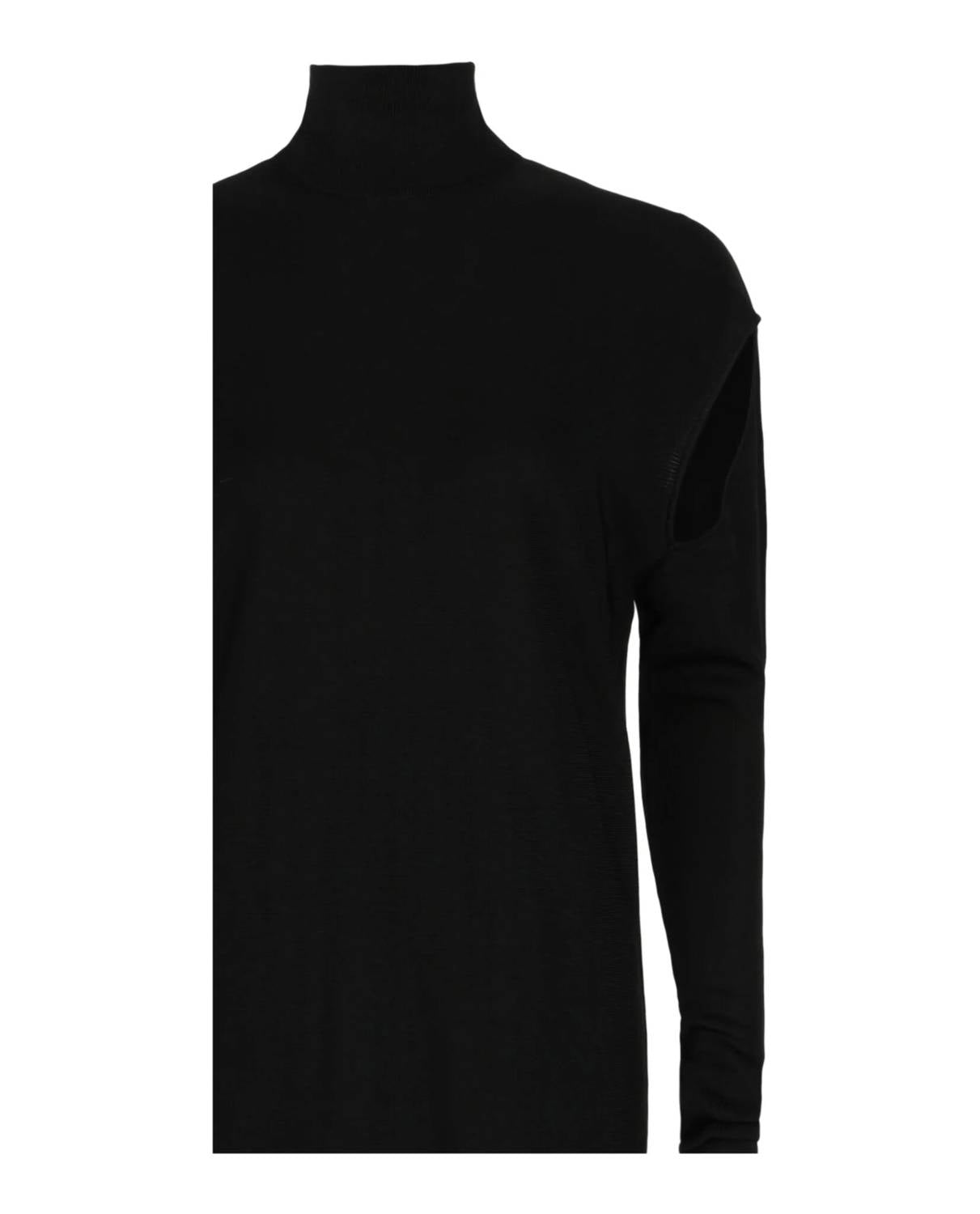 Salvatore Ferragamo - Cutout And Fringe Hem Dress