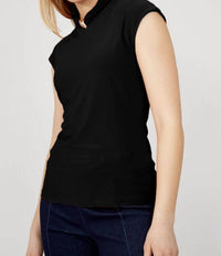 Frank Lyman - Mirabelle Mock Neck Cap Sleeve Pullover Top