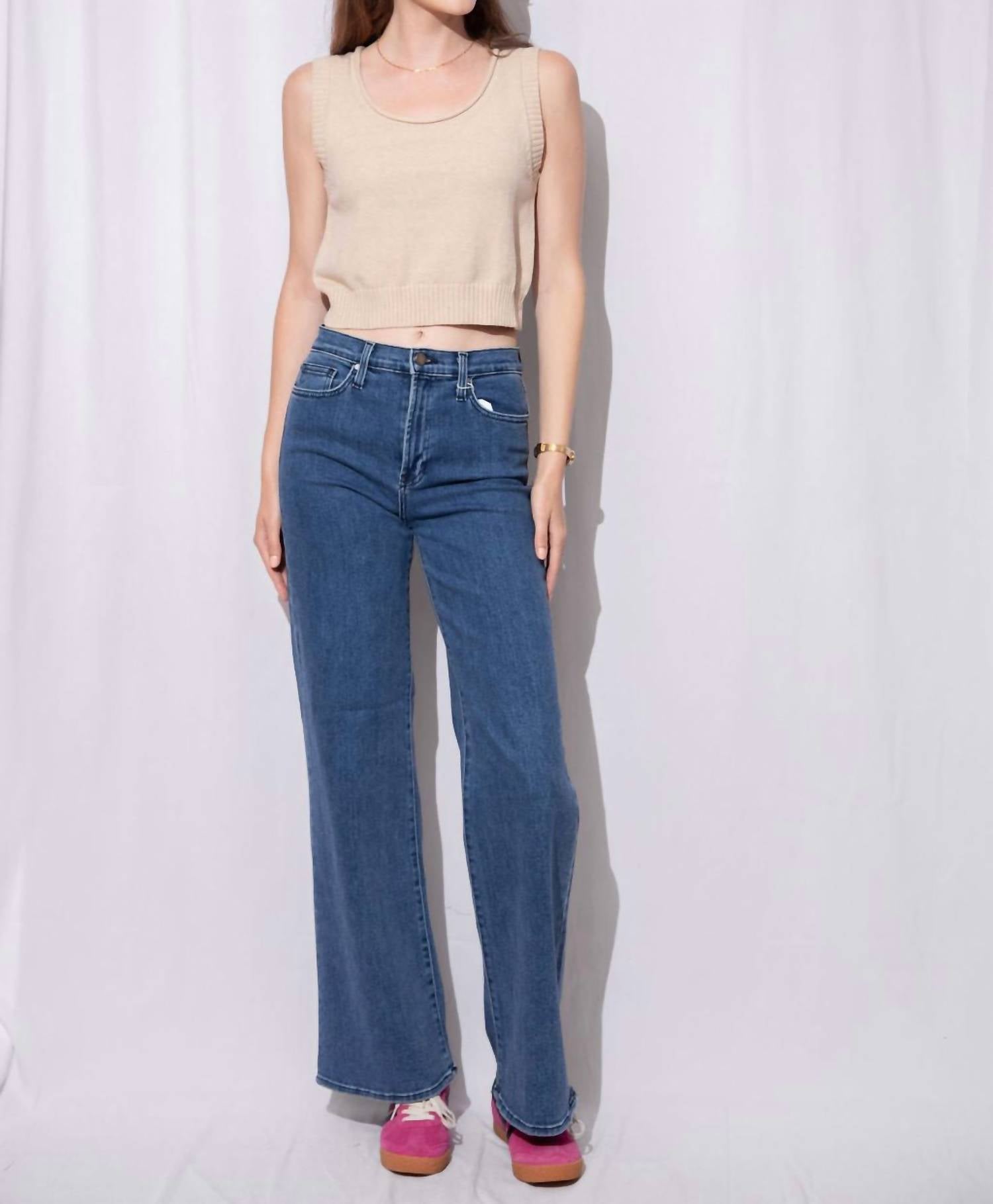 Just Black Denim - Women's Palazzo Jean