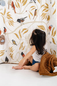 Clementine Kids - Kid's Large For The Birds Throw Blanket