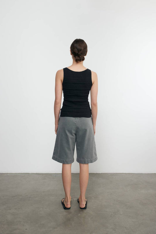 Enza Costa - LINEN COTTON SWEATER TANK