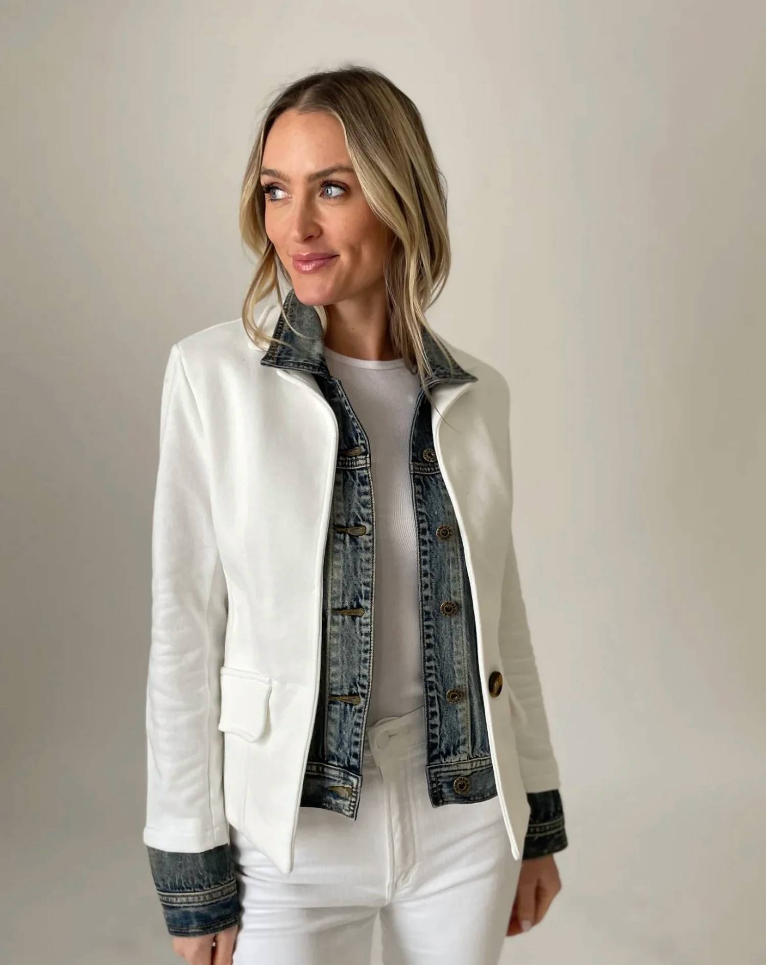Six/Fifty - Clarissa Mixed Media Jacket