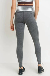 Mono B - Highwaist Stripes Full Legging
