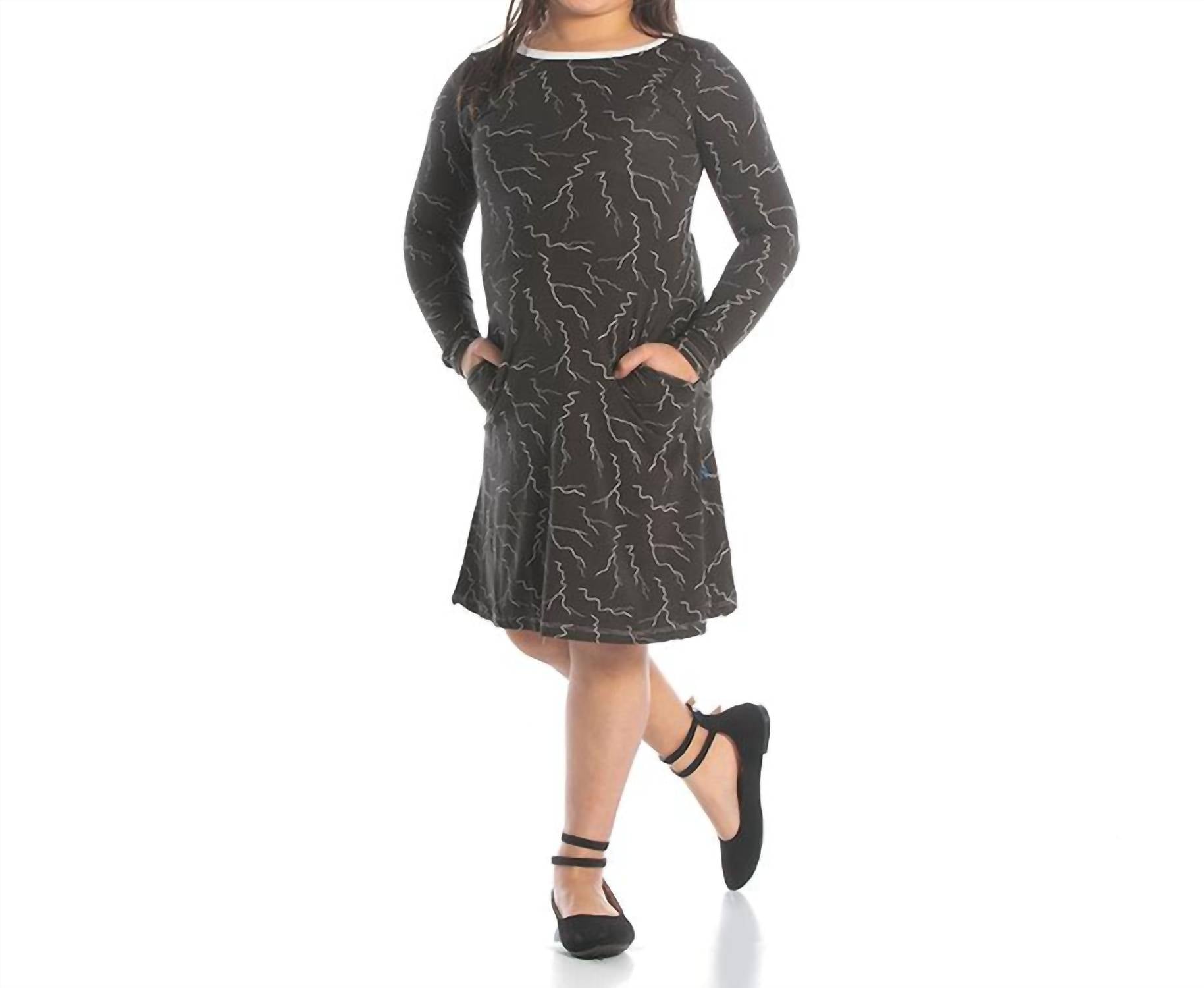 Kickee - Bamboo Print Tee Shirt Dress