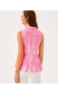 Lilly Pulitzer - Women's Breah Sleeveless Button Down Top