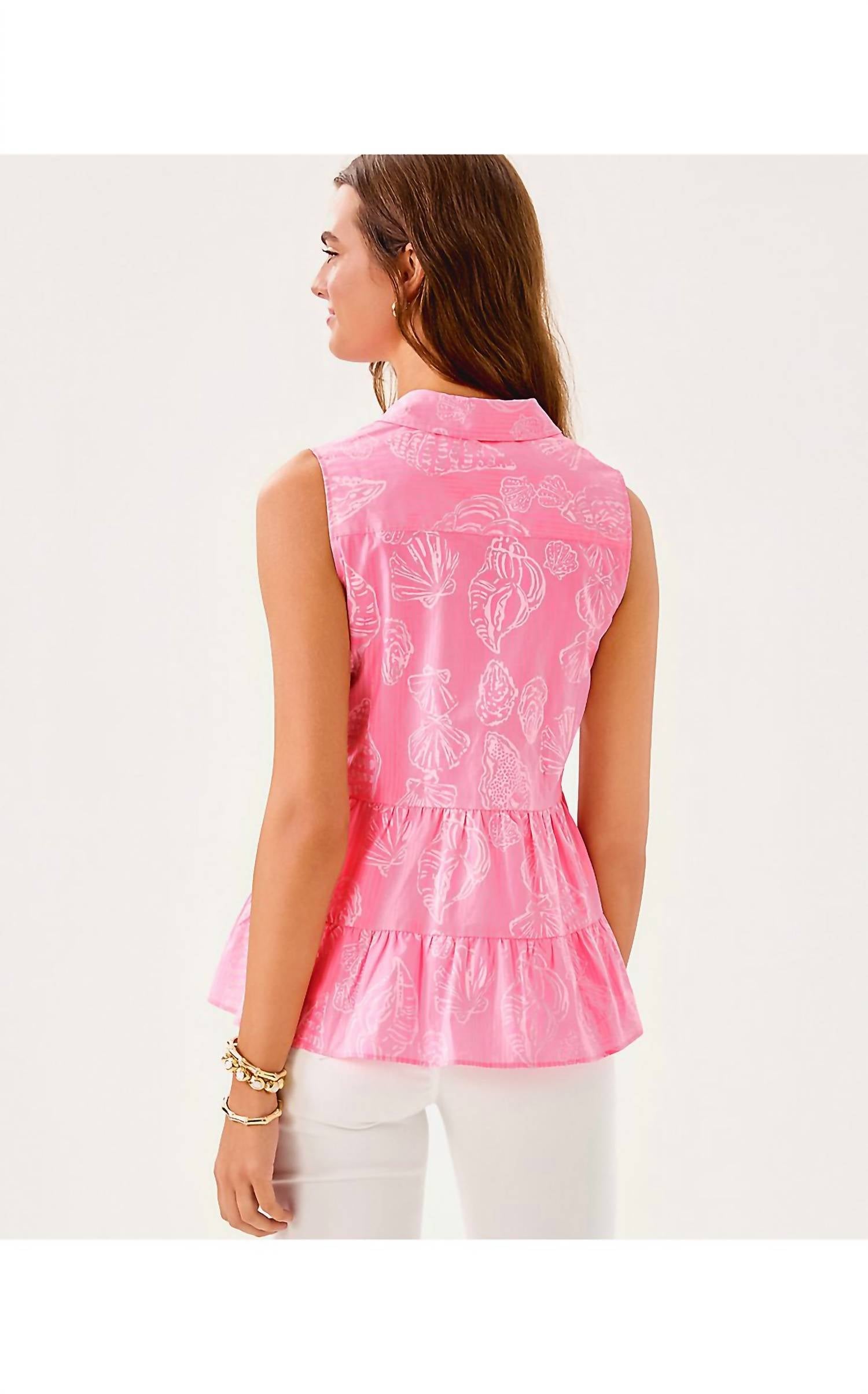 Lilly Pulitzer - Women's Breah Sleeveless Button Down Top