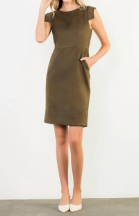 Thml - Sleeveless Suede Dress