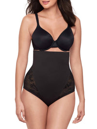 Miraclesuit Modern Romance High-waist Shaping Brief in black - women's intimate