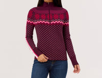 Krimson Klover - Snowhut Zip Neck Sweater