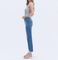 Lovervet - Straight Leg High Rise Jeans