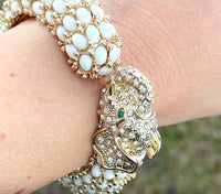 Garland Bags - Women's Elephant Hinged Bracelet