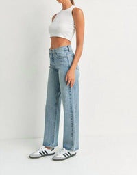 Just Black Denim - Relaxed Straight Leg Jeans