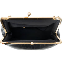 Like Dreams - Women's Miette Faux Croc Top Handle Clutch